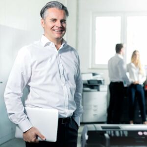Geschäftsführer in Büro